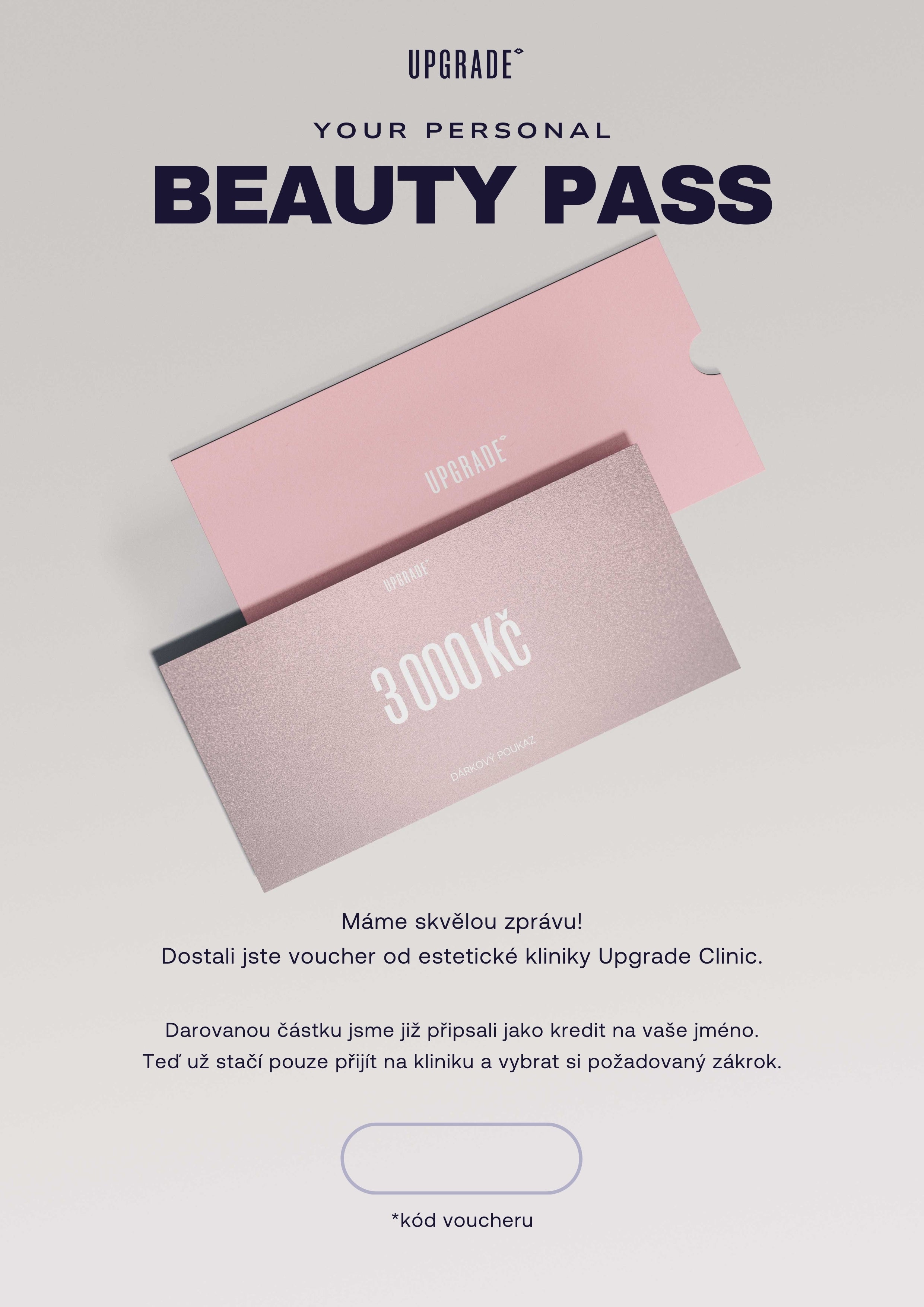 Beauty pass - 3 000 Kč